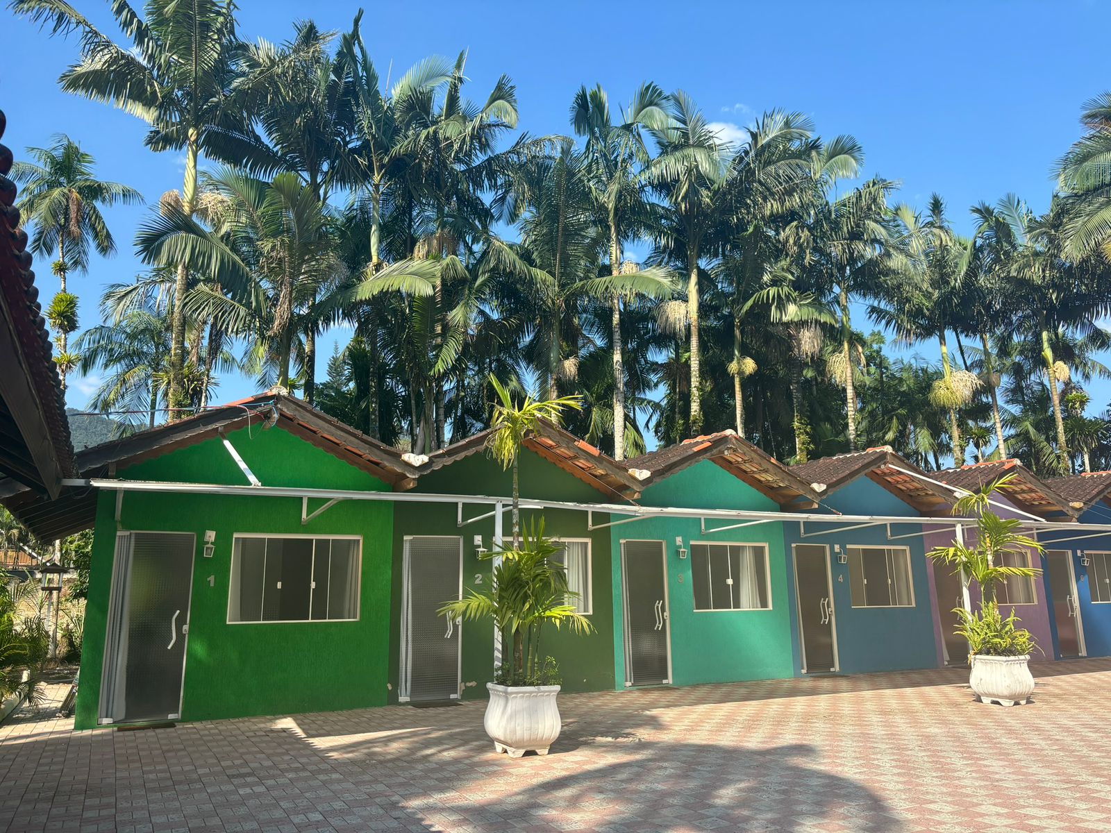 Detalhes dos chalés